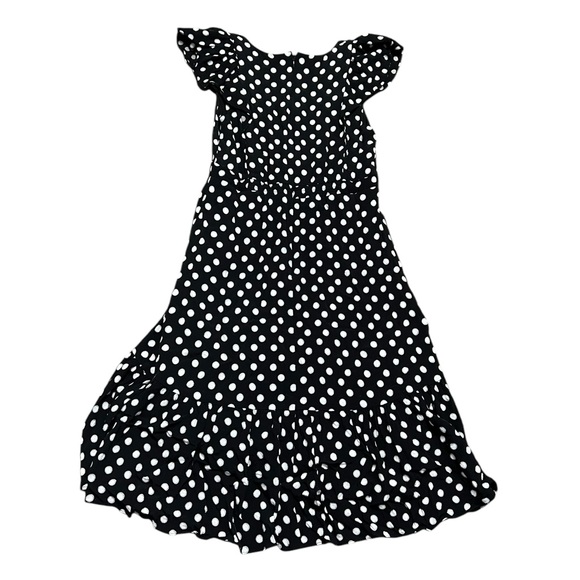 SOLD Maeve Anthropologie Gathered Tulip Polka Dot Dress 10P - Picture 5 of 10